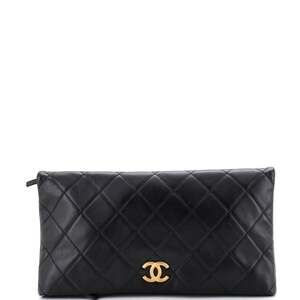 Chanel Cc Foldover Clutch Quilted #270756C27B